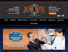 Tablet Screenshot of cjacksautos.com